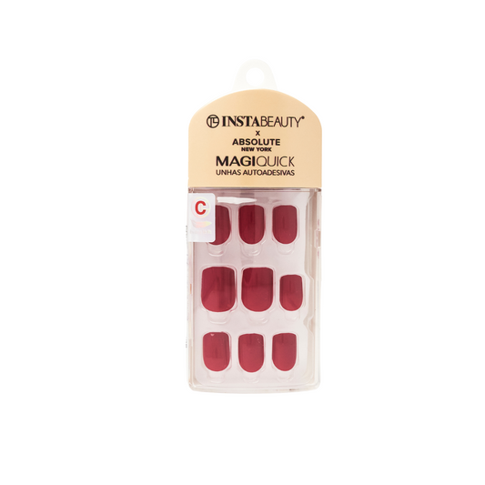 Unhas Autoadesivas - Burgundy Red C