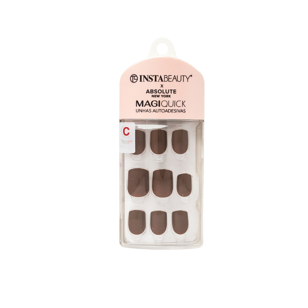Unhas Autoadesivas - Chocolate Brown C