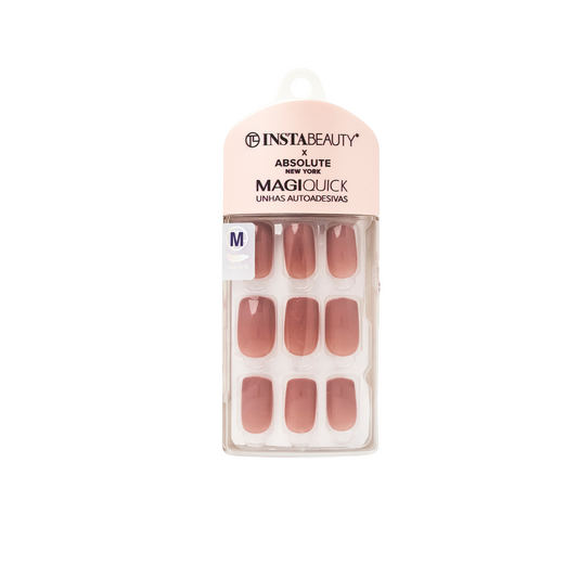 Unhas Autoadesivas - Marsala Red M
