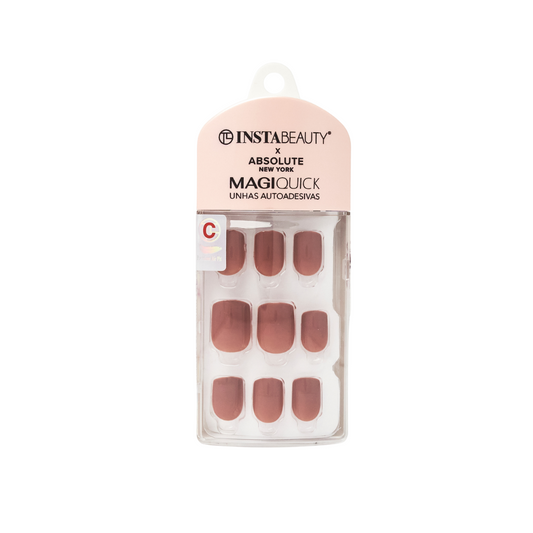 Unhas Autoadesivas - Marsala Red C