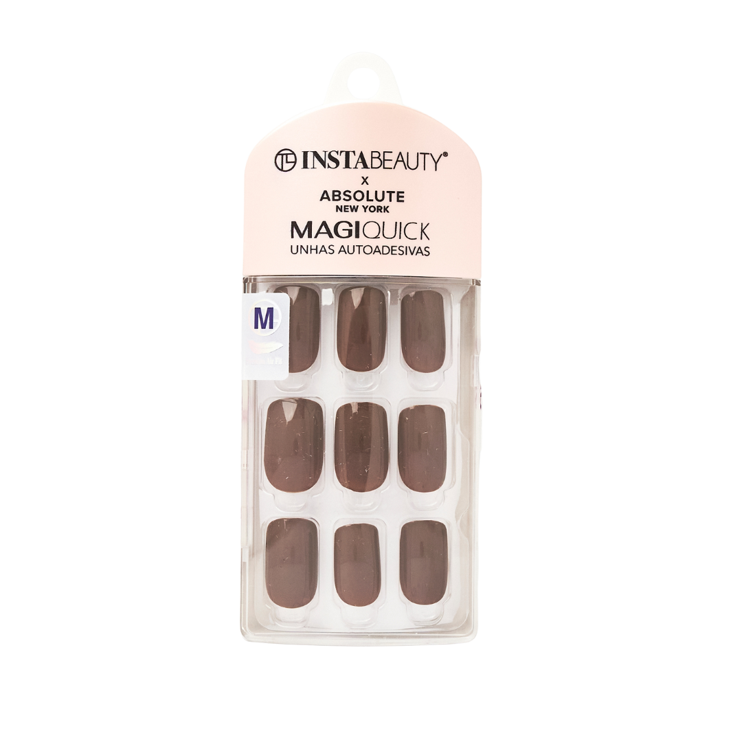 Unhas Autoadesivas - Chocolate Brown M